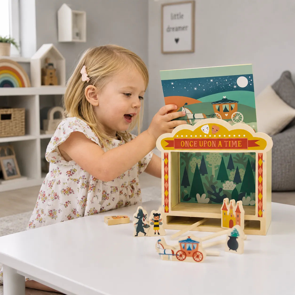 Wooden Tabletop Theatre-Wooden Tabletop Theatre