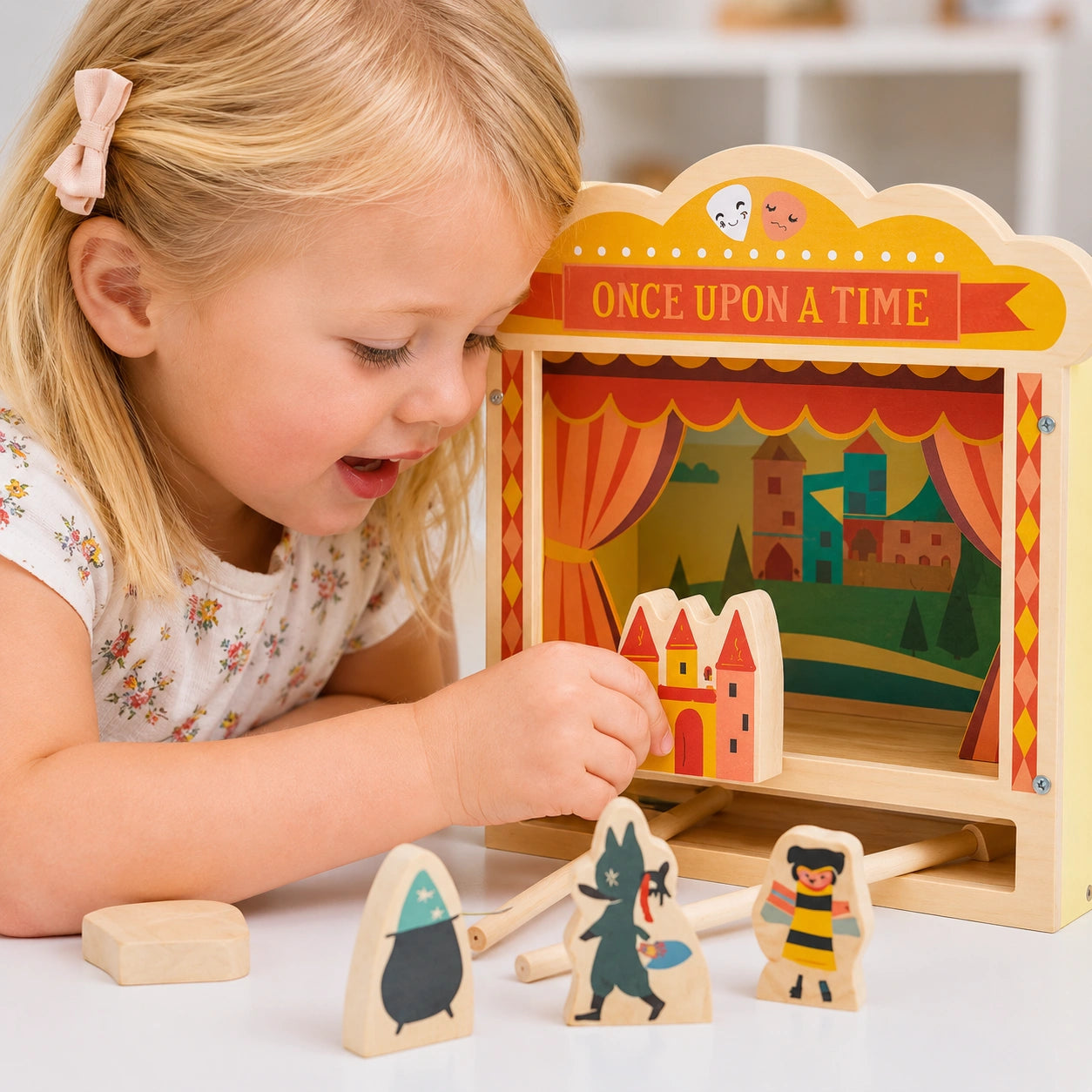 Wooden Tabletop Theatre-Wooden Tabletop Theatre