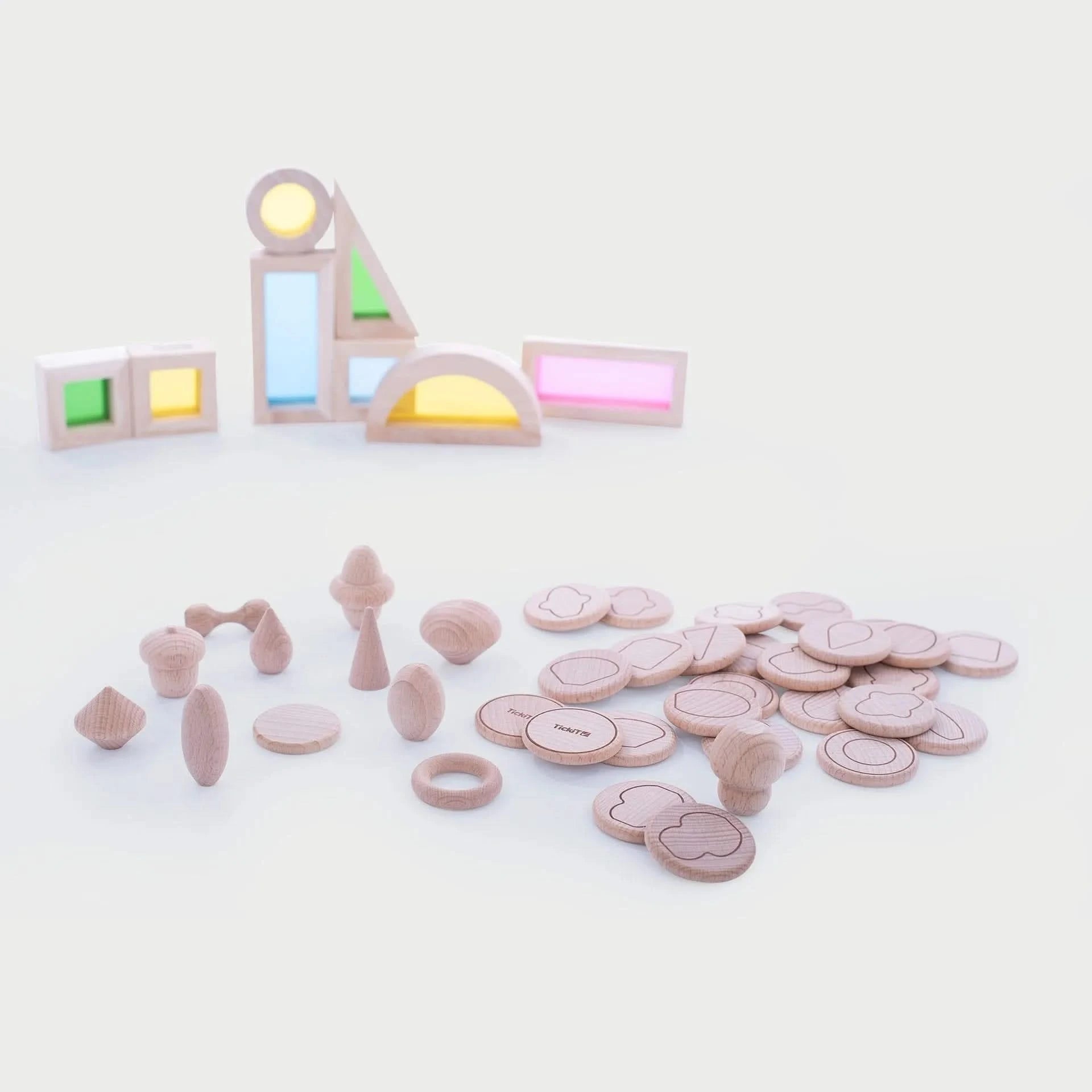 Wooden Treasures Touch & Match Set-Wooden Treasures Touch & Match Set