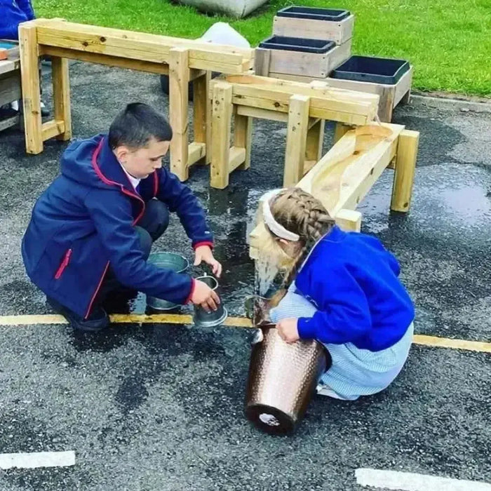 Eyfs Channeling Wooden Channelling Stands,Easy Grip Guttering Stand Pack Of 4.Water ...