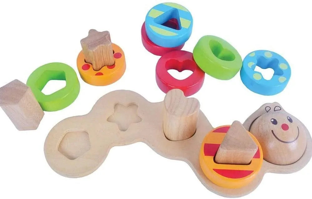 Wooden Wiggly Worm-Wooden Wiggly Worm