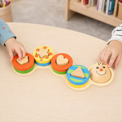 Wooden Wiggly Worm-Wooden Wiggly Worm