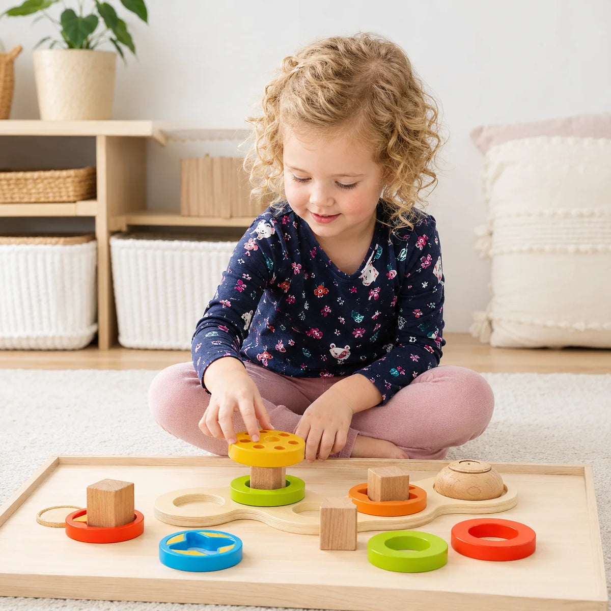 Wooden Wiggly Worm-Wooden Wiggly Worm