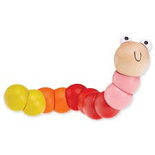 Woodie the worm - Pink, Introducing Woodie Worm - a delightful character designed for endless play and amusement. Crafted with care and precision, Woodie Worm promises to be your child's favorite toy in no time. Key Features: High-Quality Materials: Made from premium, durable wood, ensuring long-lasting play without any wear or tear. Vibrant Colors: Painted in a medley of cheerful and captivating colors, Woodie Worm is not just a toy; it's a work of art. Happy Face Design: Woodie's joyful expression is boun