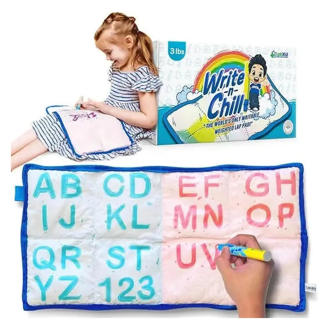 Write-N-Chill Writable Weighted Lap Pad,Weighted Lap Pad,Sensory Lap ...