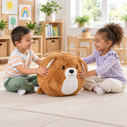 Yoga Ball Buddy with BubblePlush Puppy-Yoga Ball Buddy with BubblePlush Puppy