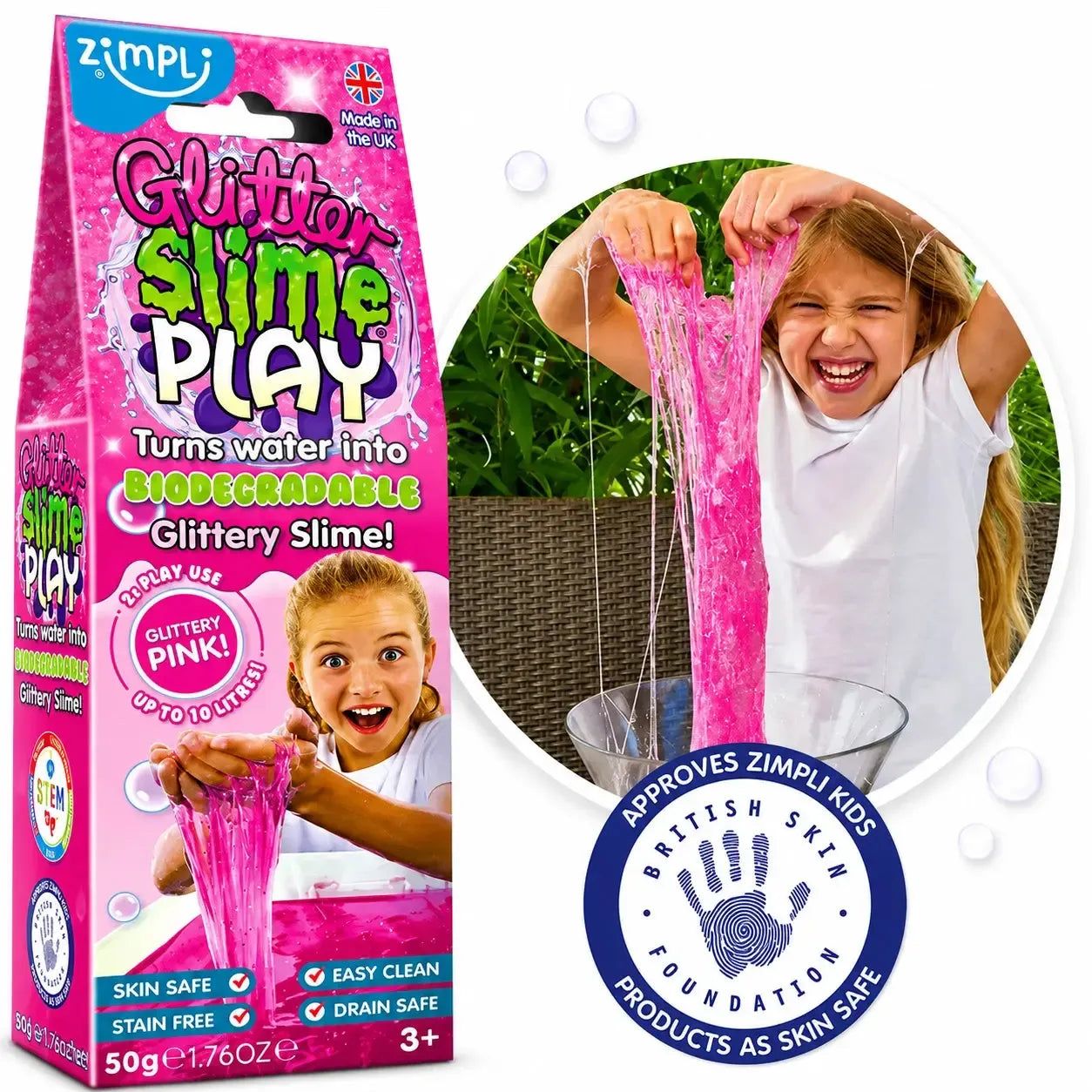 Zimpli Glitter Slime Play-Zimpli Glitter Slime Play