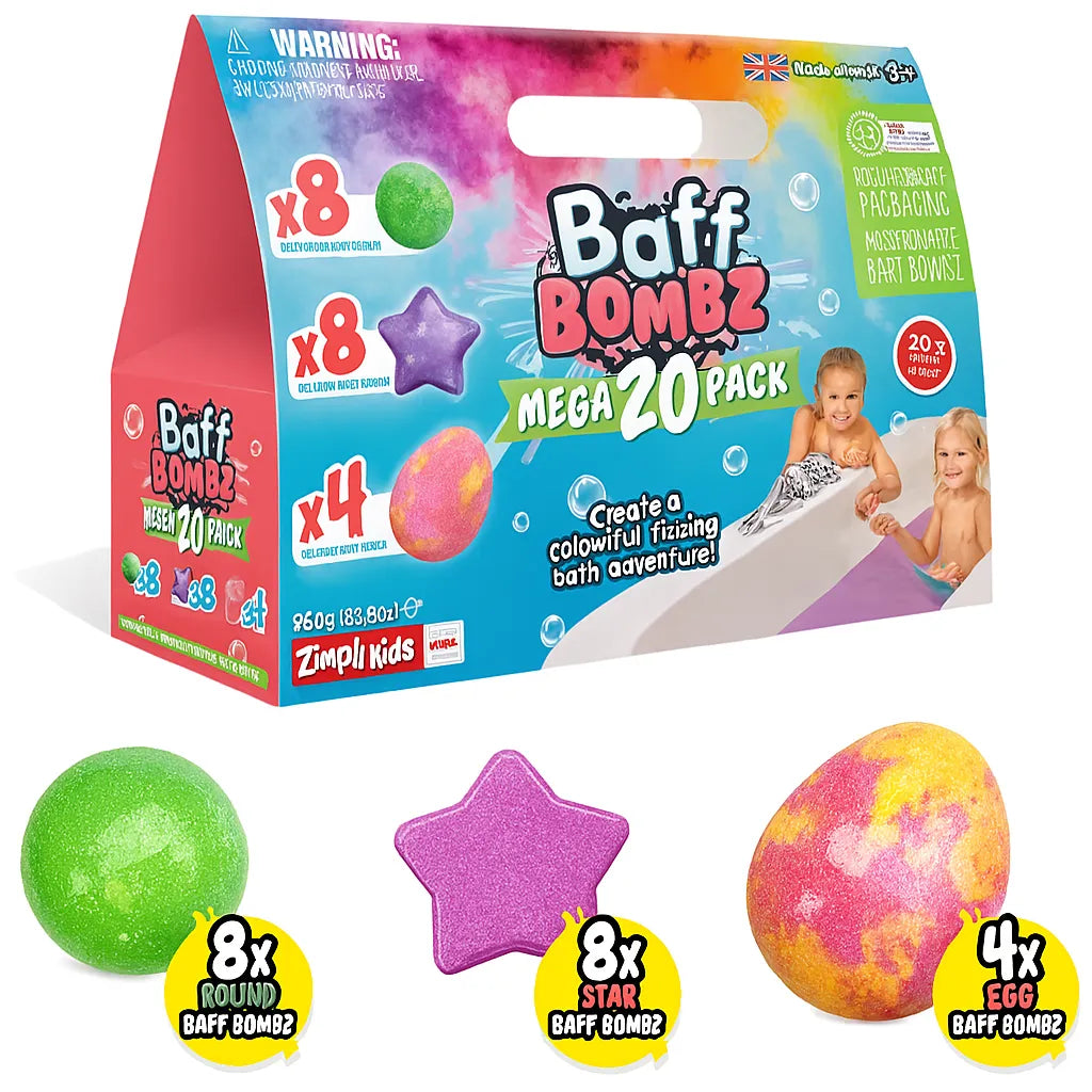 Zimpli Kids Baff Bombz Mega 20 Pack-Zimpli Kids Baff Bombz Mega 20 Pack