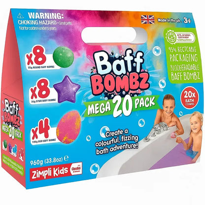 Zimpli Kids Baff Bombz Mega 20 Pack-Zimpli Kids Baff Bombz Mega 20 Pack