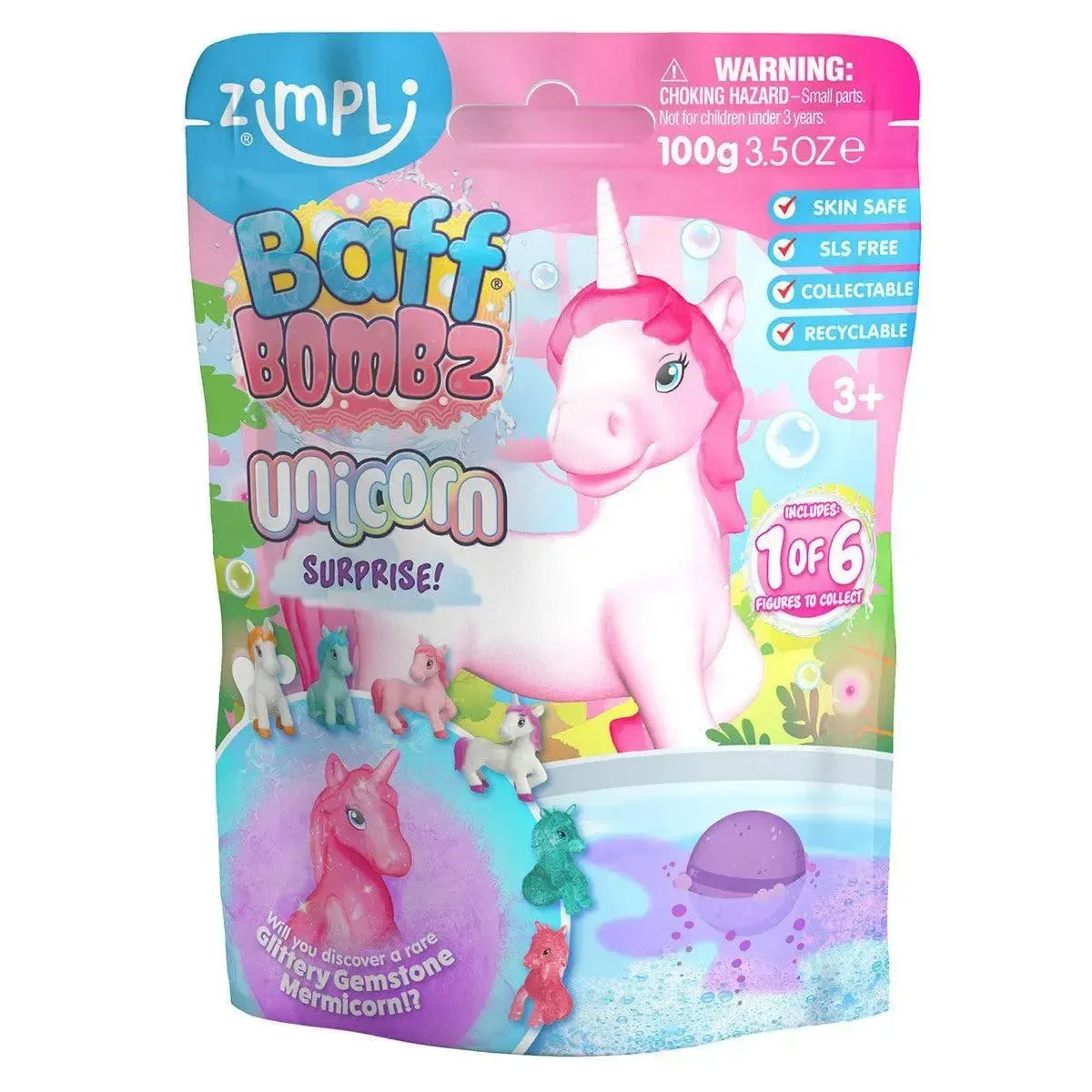Zimpli Kids Baff Bombz Unicorn Surprise-Zimpli Kids Baff Bombz Unicorn Surprise