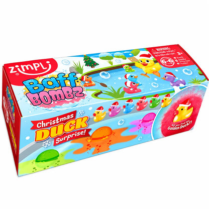 Zimpli Kids Pack of 3 Baff Bombz Ducks Surprise-Zimpli Kids Pack of 3 Baff Bombz Ducks Surprise