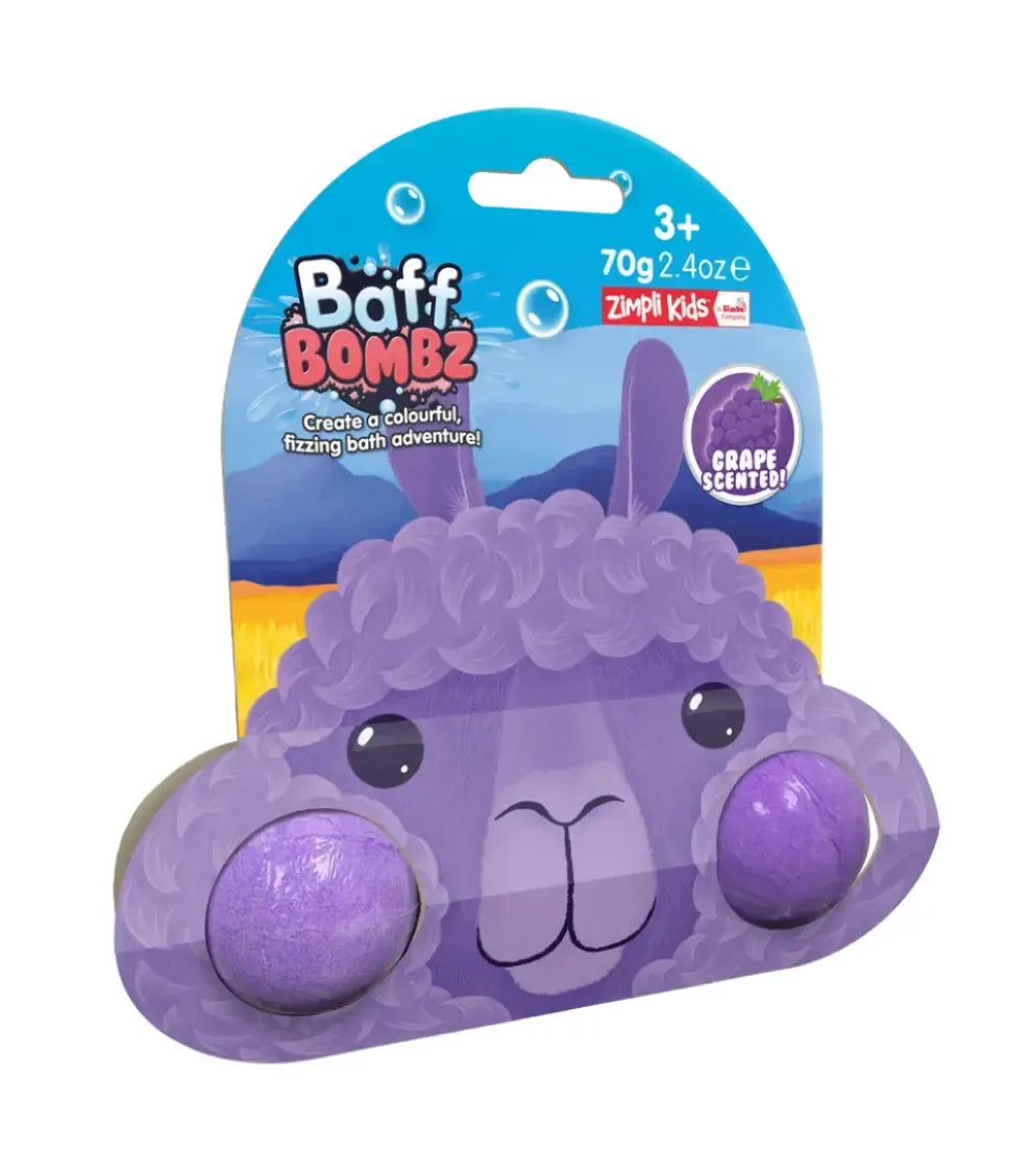 Bombz Zimpli Llama Baff Bombz 2 Pack,Baff Bombz,Children's baff bombs,Bath ...