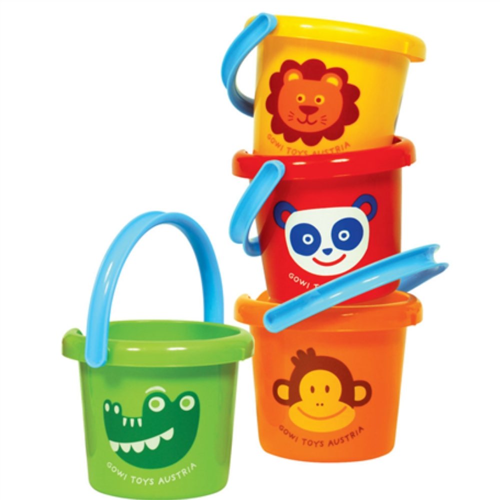 Zoo Animal Buckets, Introducing our vibrant and child-friendly Zoo Animal Buckets! These adorably designed buckets are specially made for little hands, ensuring maximum enjoyment during playtime. With an ergonomically designed handle, even the tiniest hands can easily hold and transport these buckets without any strain or discomfort.We haven't forgotten about the little fingers! Our buckets come with a rim around the top, providing a secure grip for small hands as they scoop, pour, and explore. No more spil